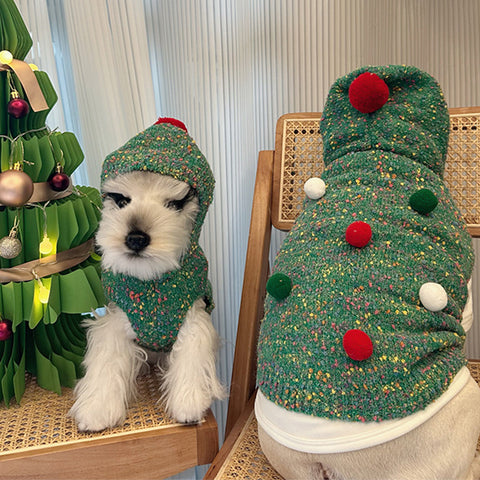 Christmas Hooded Pet Vest