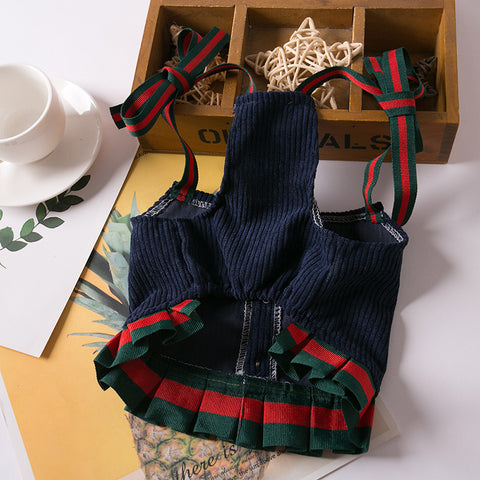 British Strappy Pet Suspender Skirt