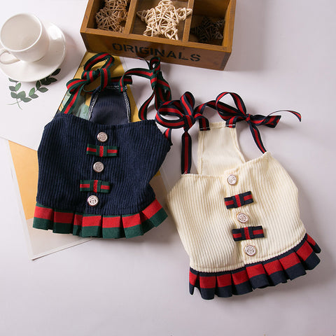 British Strappy Pet Suspender Skirt