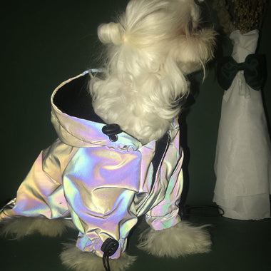 Reflective Hoodie Dog Coat