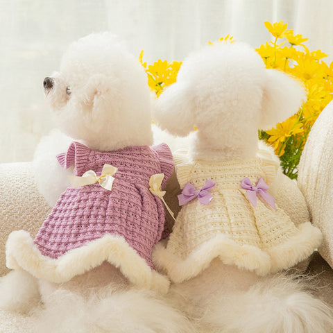 Knitted Sweater Princess Dress