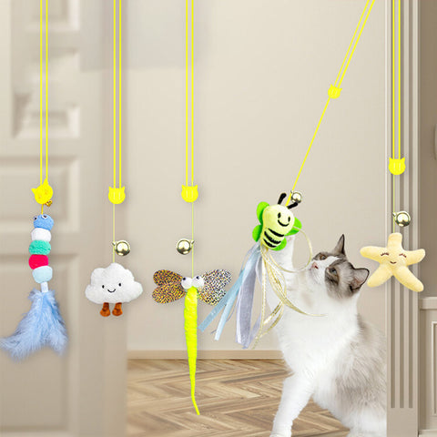 Interactive Elastic Rope Cat Toys