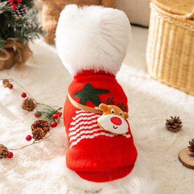 Christmas Knitted Pet Pullover Sweater