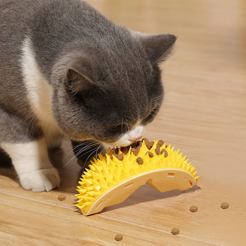 Multifunctional Cat Massager Brush Scratcher Toy