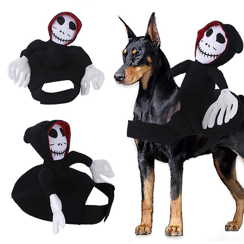 Black Ghost Cosplay Halloween Pet Costume