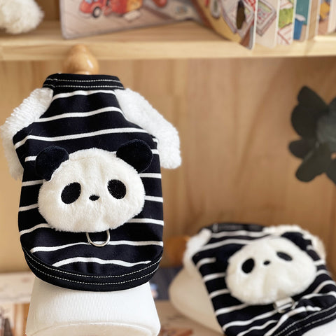 Panda Stripe Pet Vest