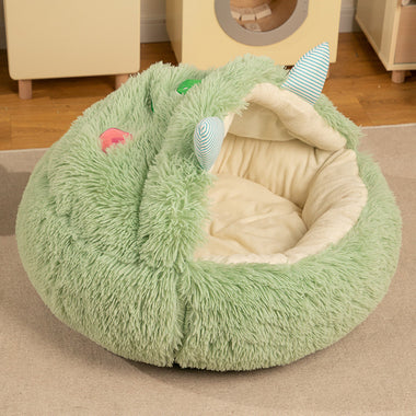 Little Monster Plush Pet Bed