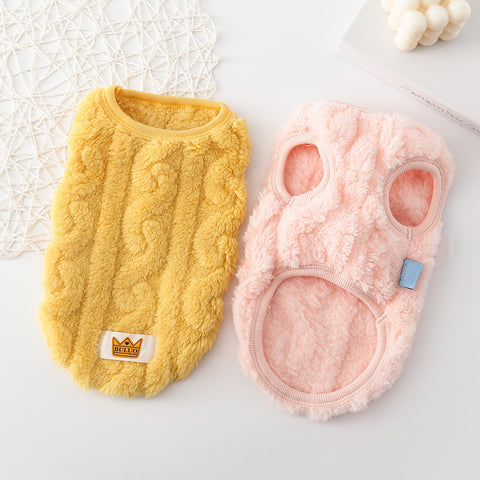 Fleece Pullover Pet Clothes