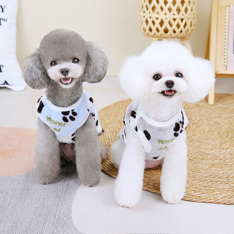 Coral Fleece Cartoon Pet Vest