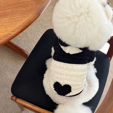 Panda Fleece Pet Four-legged Clothes