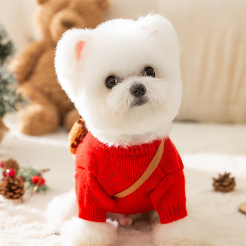 Christmas Knitted Pet Pullover Sweater