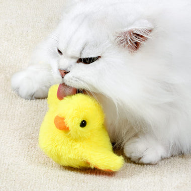 Plush Duck Cat Toys