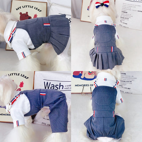 British Style Pet Overalls/Skirt