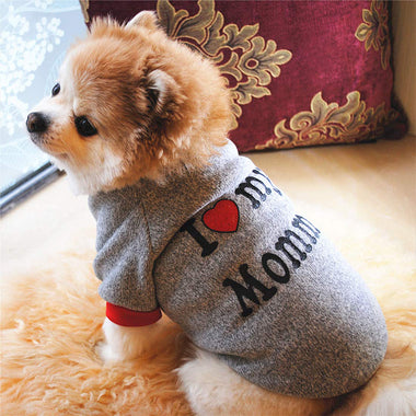 Letter Printed Dog Sweatshirt