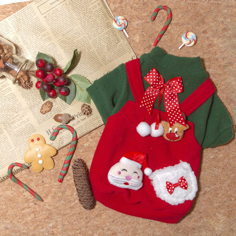 Christmas Fleece Sweatshirt Pet Suit