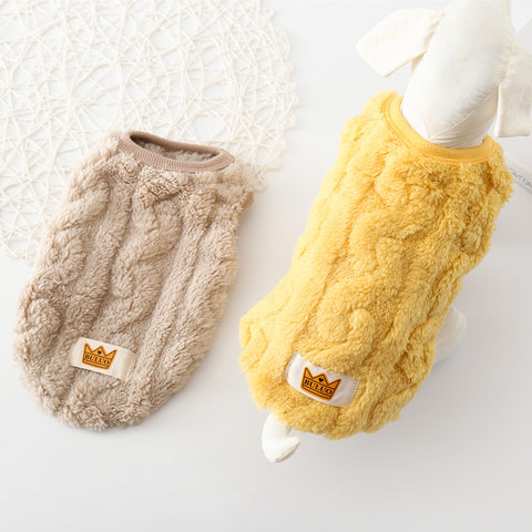 Fleece Pullover Pet Clothes