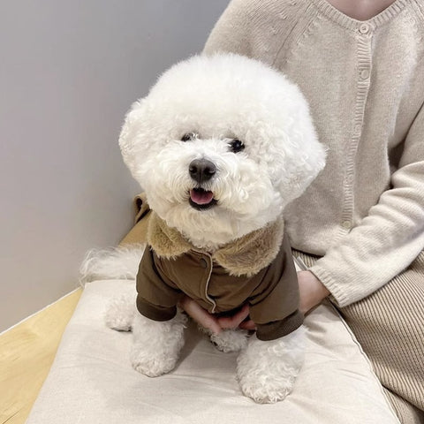 Cartoon Plush Pet Coat