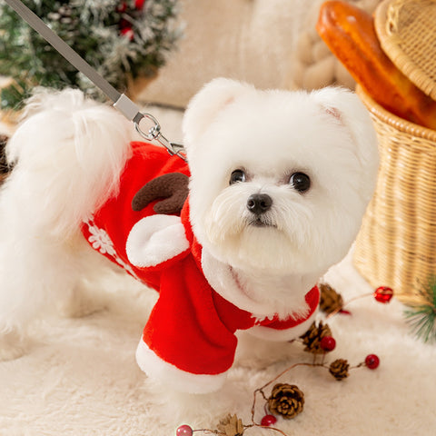 Christmas Elk Pet Cloak Cardigan