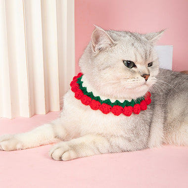 Knitted Cat Collar