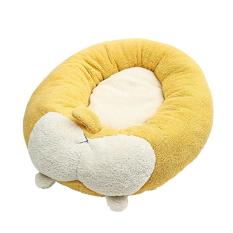 Cartoon Plush Pet Bed
