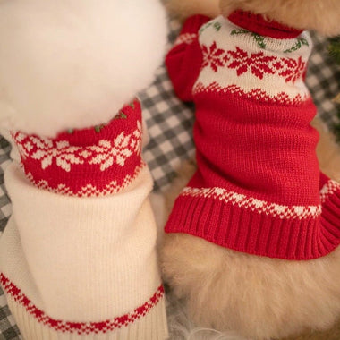 Christmas Knitted Pet Sweater