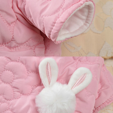 Cartoon Rabbit Cotton Pet Coat