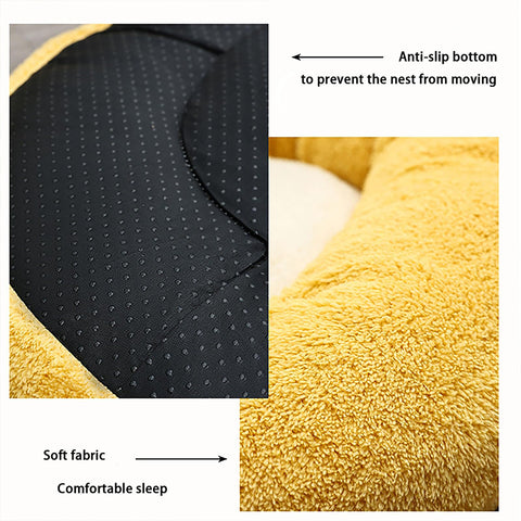 Cartoon Plush Pet Bed