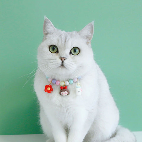 Pet Macaroon Necklace Accessories