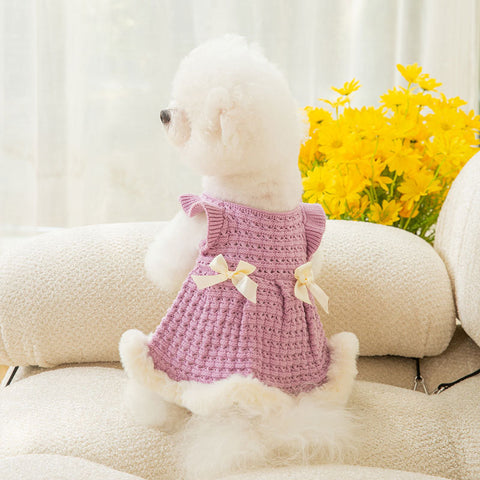 Knitted Sweater Princess Dress