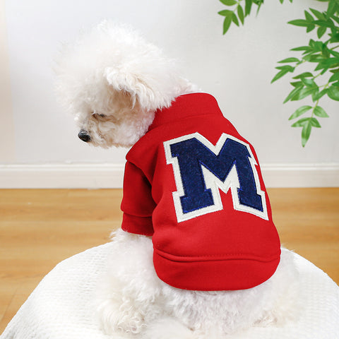 Letter R Printed Dog Coat