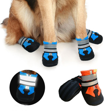 Reflective Waterproof Nonslip Dog Boots