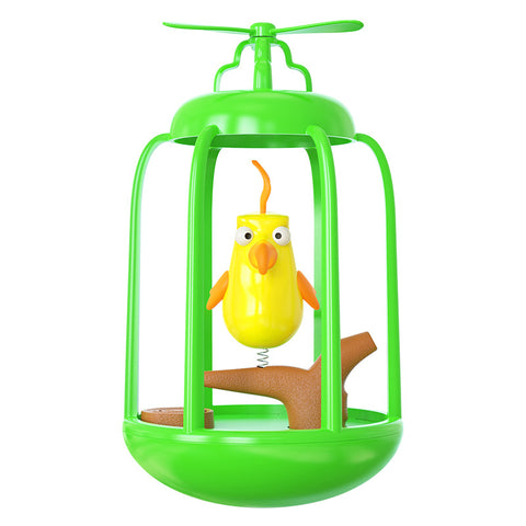 Cat Bird Cage Squeaky Toy