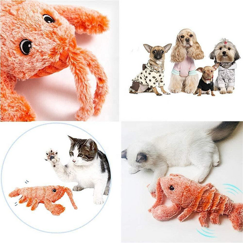 Electric Simulation Lobster Pet Toy
