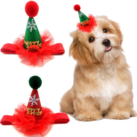 Headwear Adjustable Christmas Pet Hat