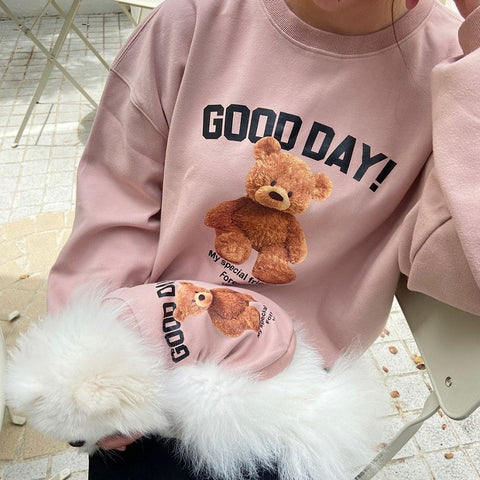 Bear Printed Dog Sport Shirt