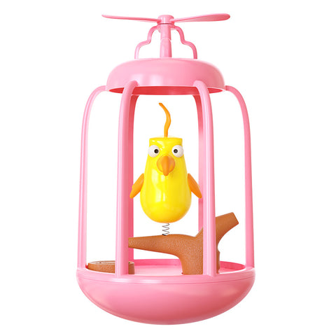 Cat Bird Cage Squeaky Toy