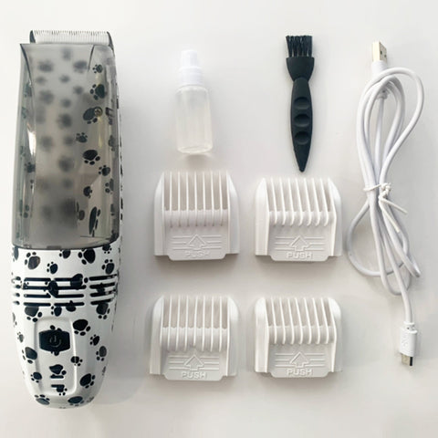 Automatic Inhaling pet hair clipper