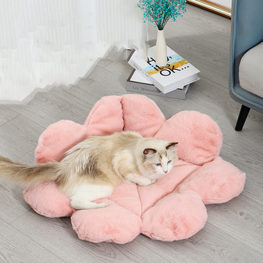 Pink Changeable Flower Cat Bed