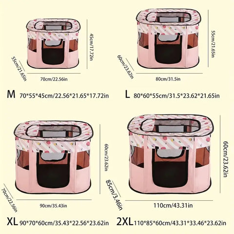 Cute Foldable Pet Playpen