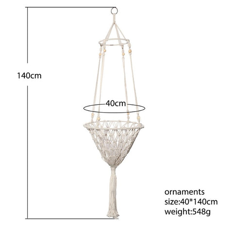Macrame Cat Hammock Wall Hanging Bed
