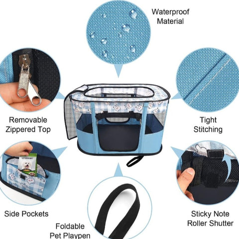 Cute Foldable Pet Playpen