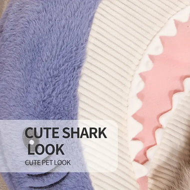 Large Cartoon Shark Design Pet Bed