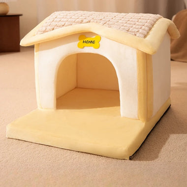 Memory Foam House shaped Pet Cave Bed