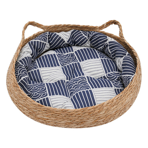 Four Seasons Woven Cat Bed