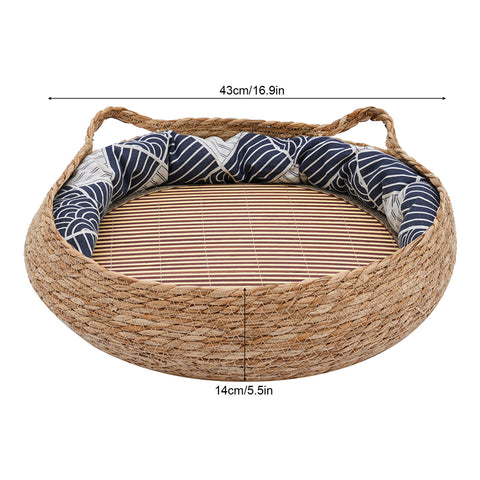 Four Seasons Woven Cat Bed