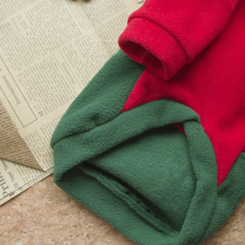 Christmas Fleece Sweatshirt Pet Suit