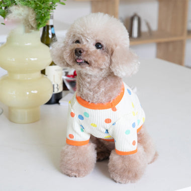 Colorful Dot Print Pet Clothes