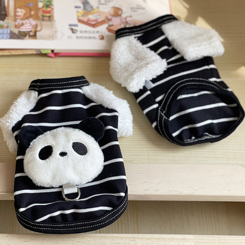 Panda Stripe Pet Vest