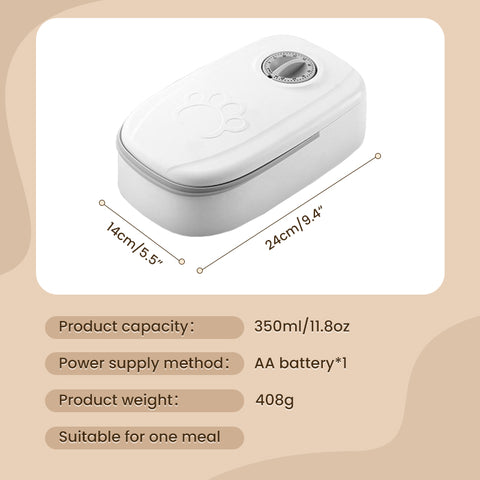 With Ice Pack Automatic Pet Feeder