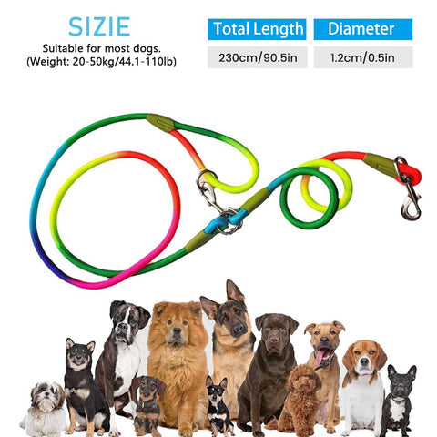 Straddle Shoulder Hands-Free Reflective Pet Traction Rope Dogs